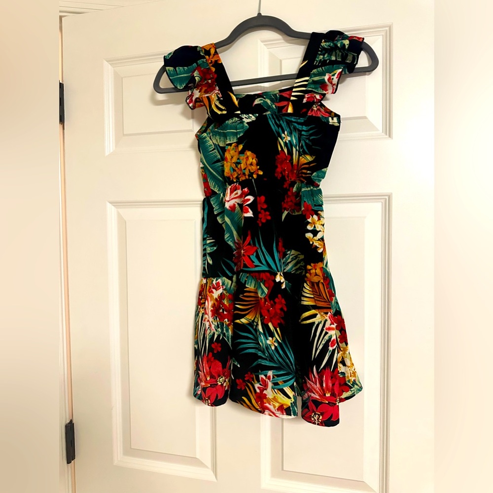 Girls Flowered Dress